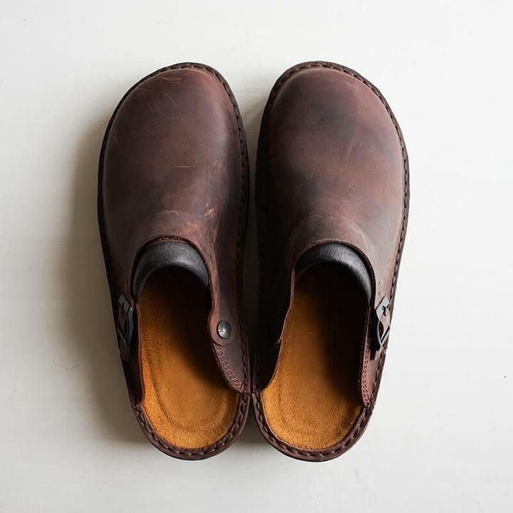 Orthopedische leren instapschoenen voor heren – Comfort & steun bij elke stap