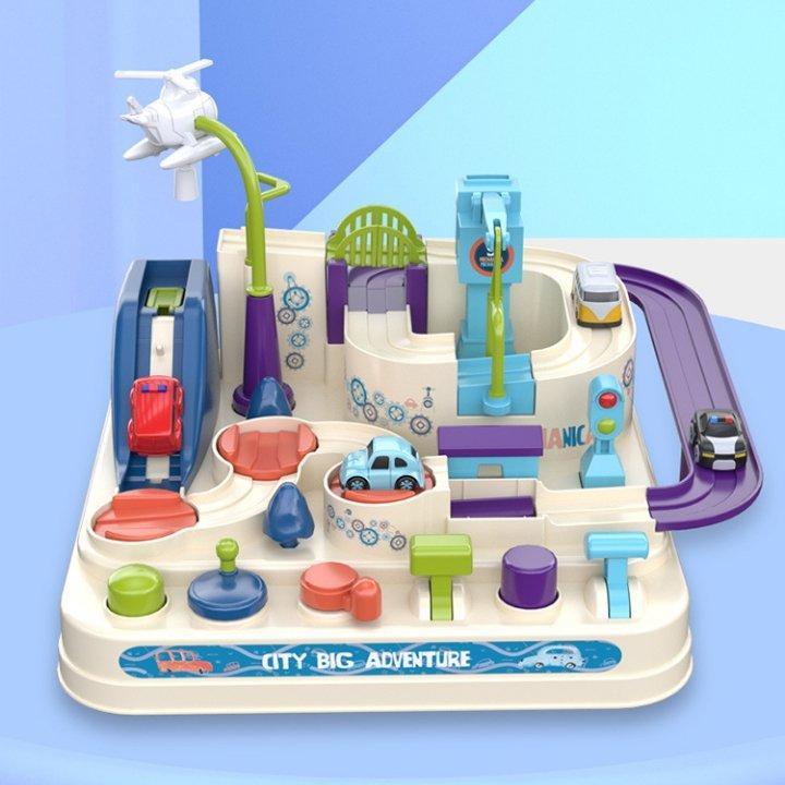 Mechanische Racebaan met Educatief Auto Speelgoed en Accessoires