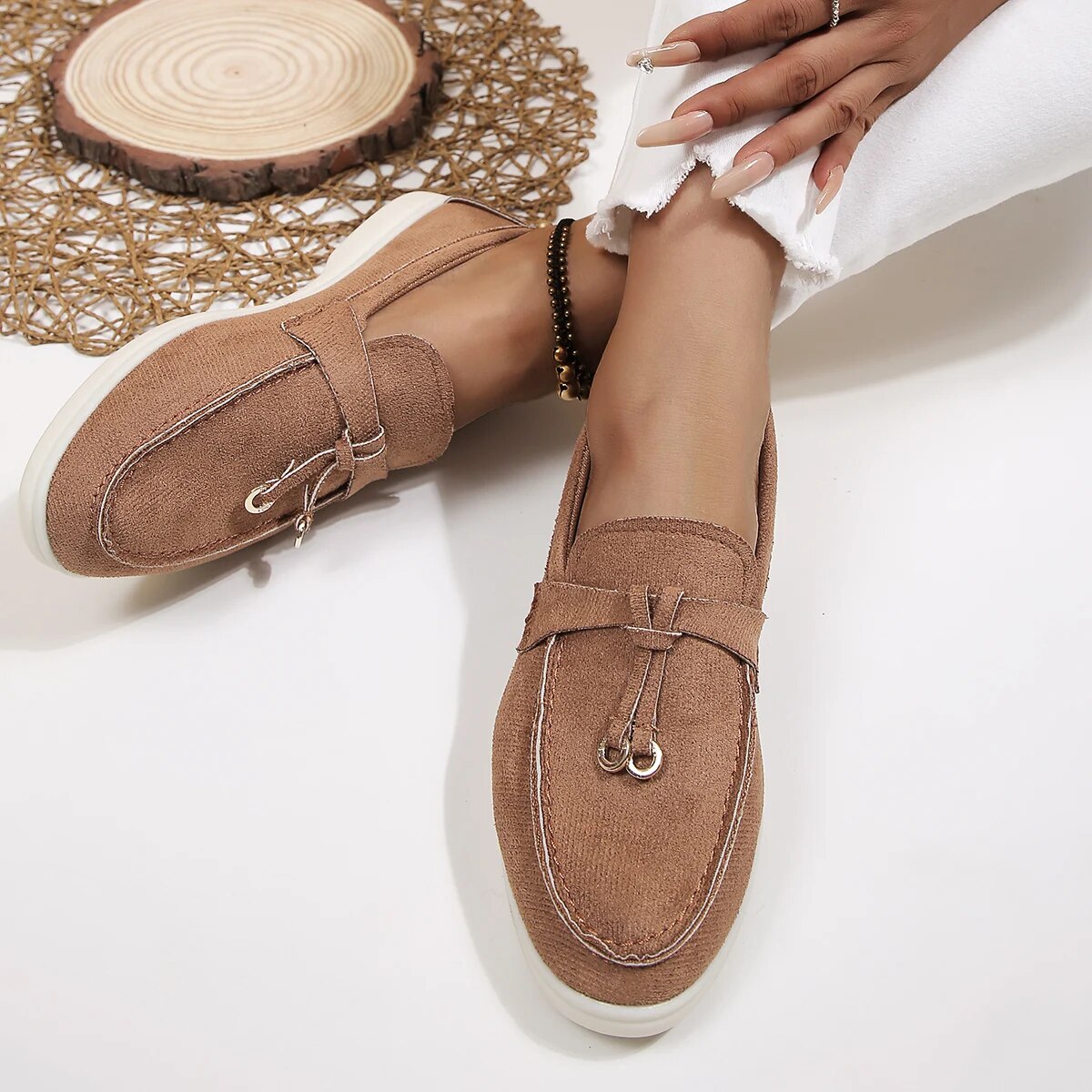 Suède Loafers voor Dames – Comfortabel & Elegant Instapmodel