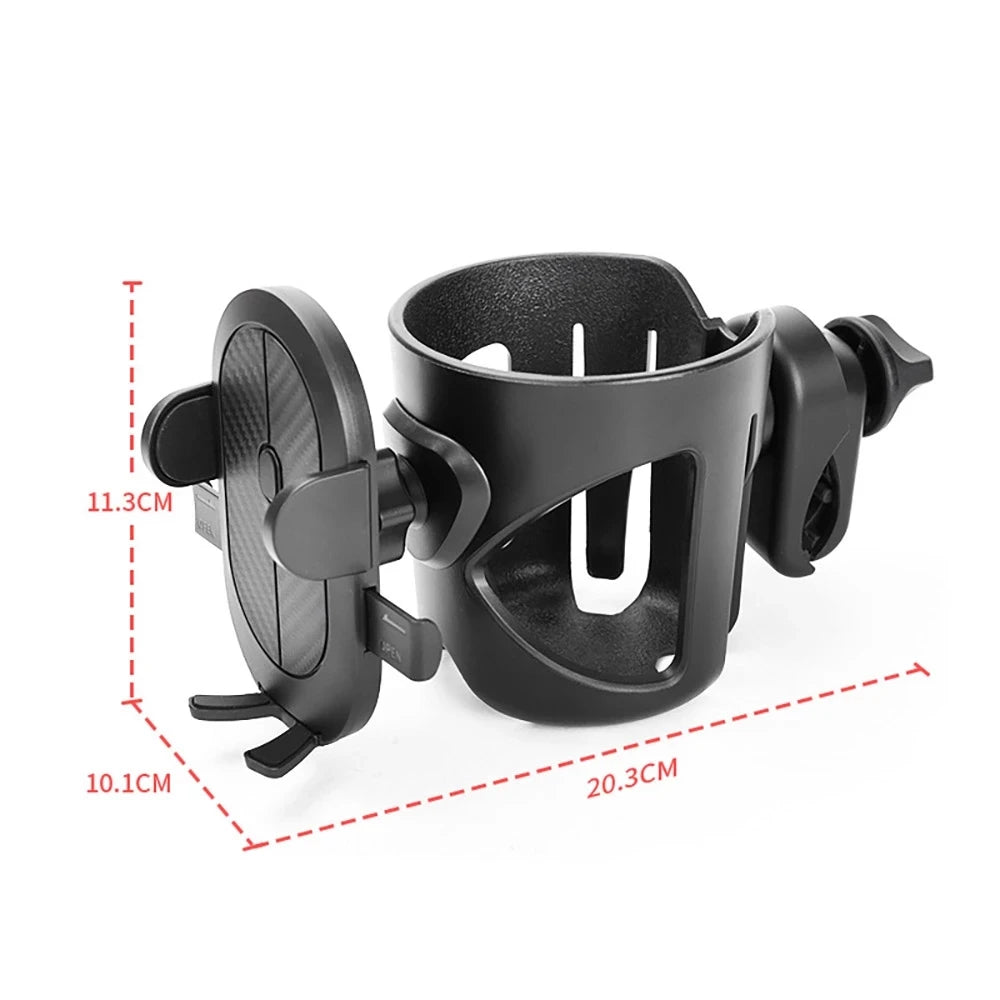 Kinderwagen Houder – Beker & Telefoon-Novormo