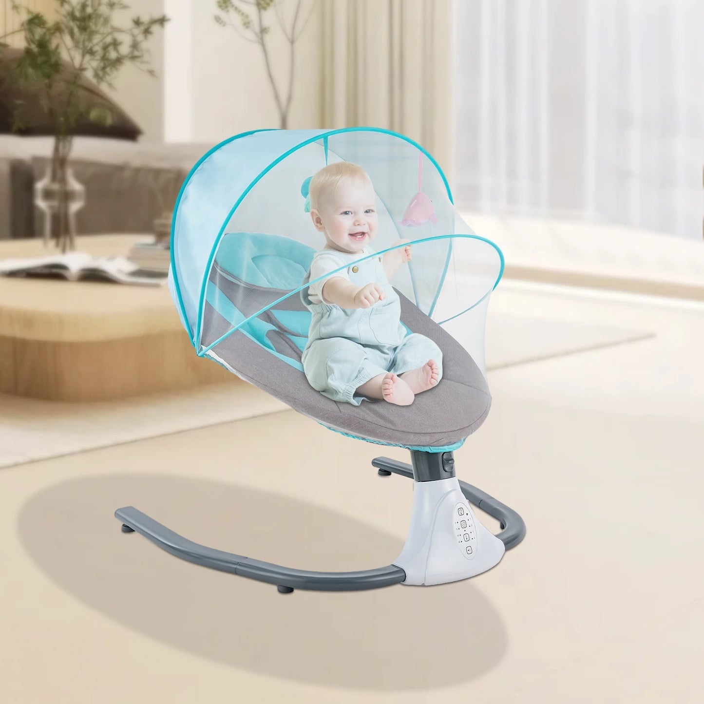 Baby Schommelstoel – Elektrisch & Met Afstandsbediening-Novormo