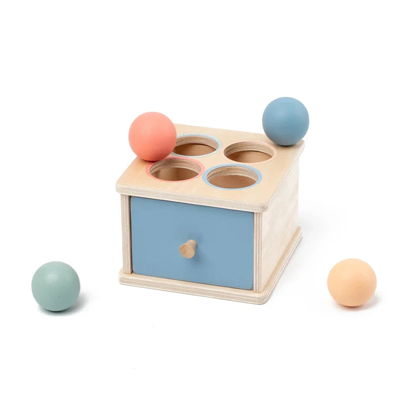 Houten Montessori Speelbox voor Baby’s en Peuters