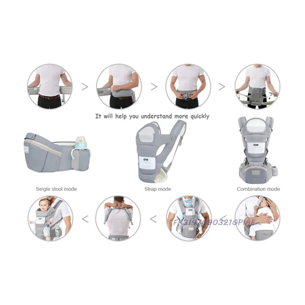 Baby Draagzak – Ergonomisch & Multifunctioneel-Novormo