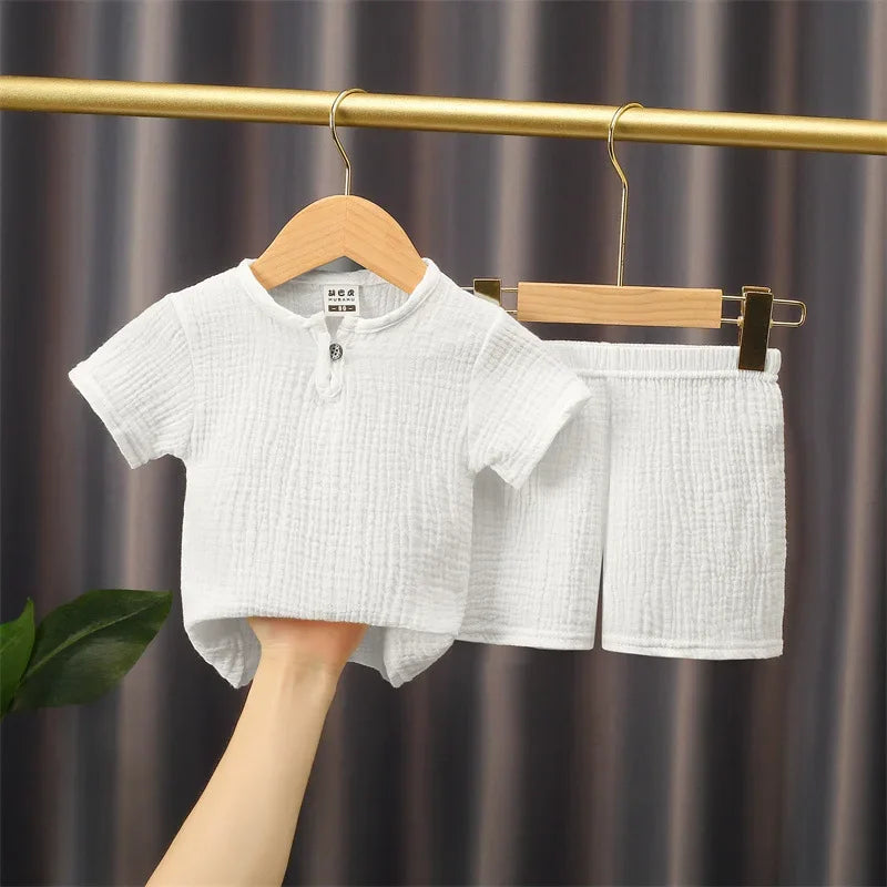 Zomerse Set met T-Shirt en Short voor Kinderen