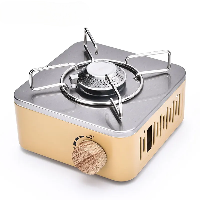 Draagbare Camping Gaskooktoestel - 2800W Vuurvermogen voor Outdoor & Picknicks-Novormo