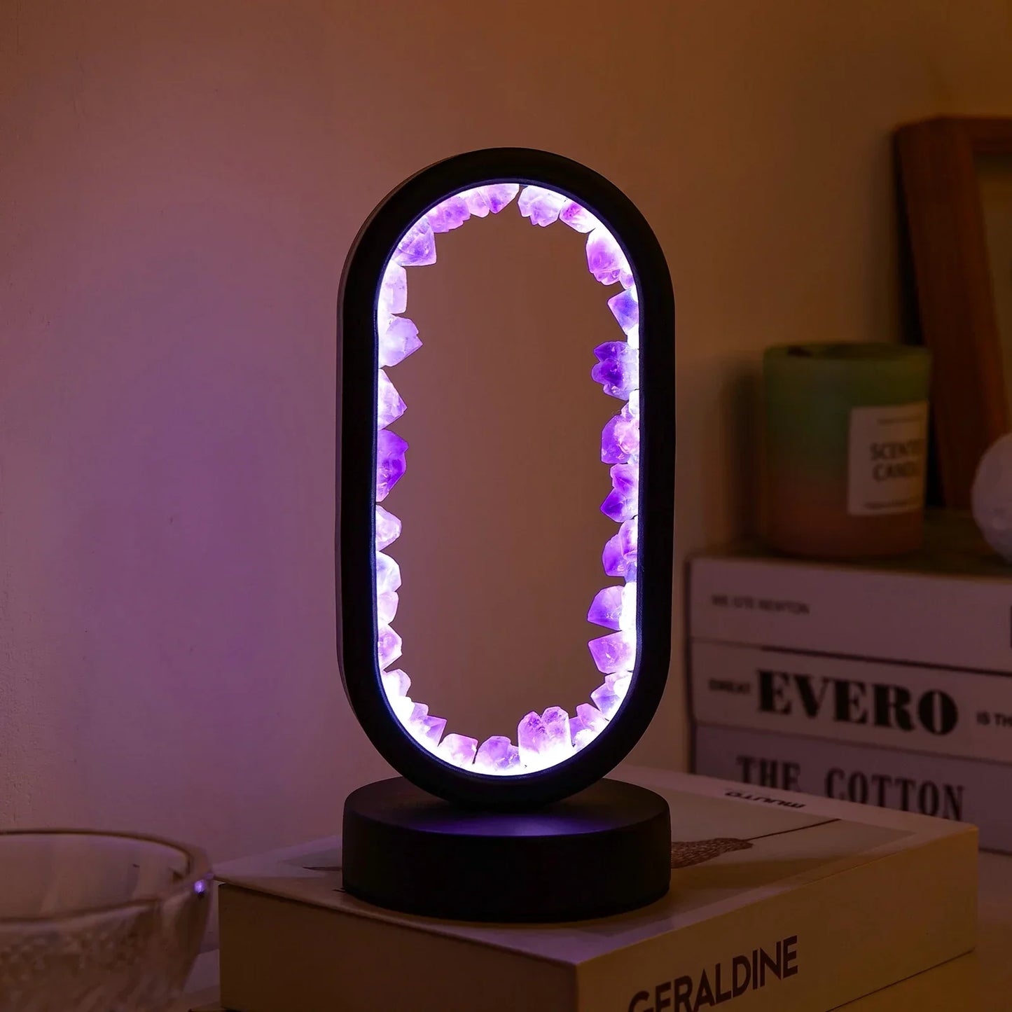Amethist Lamp – Natuurlijke Kristallamp met Rustgevende Gloed