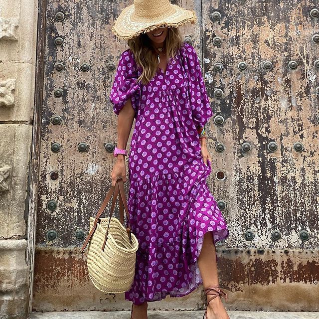 Luchtige losse maxi-jurk Avianna – stijlvolle zomerjurk voor dames