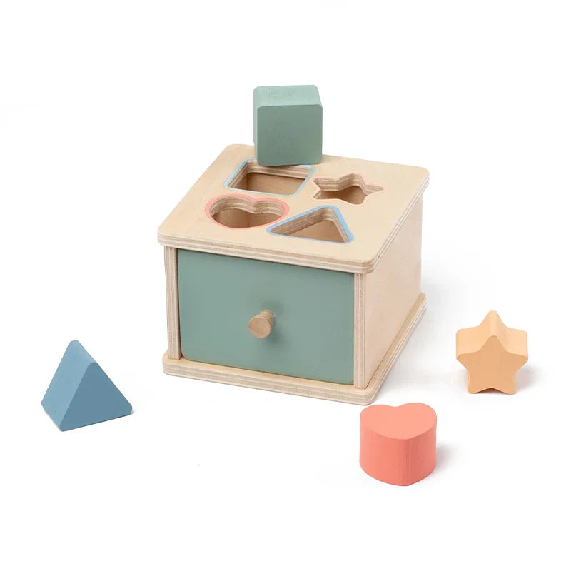 Houten Montessori Speelbox voor Baby’s en Peuters