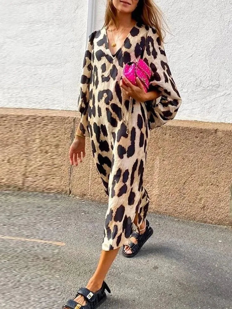Zomerjurk Dames Panterprint – Elegant & Gedurfd Design