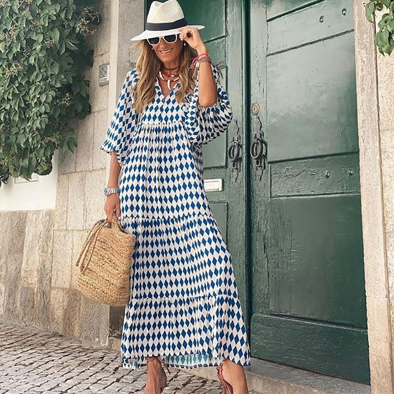 Luchtige losse maxi-jurk Avianna – stijlvolle zomerjurk voor dames