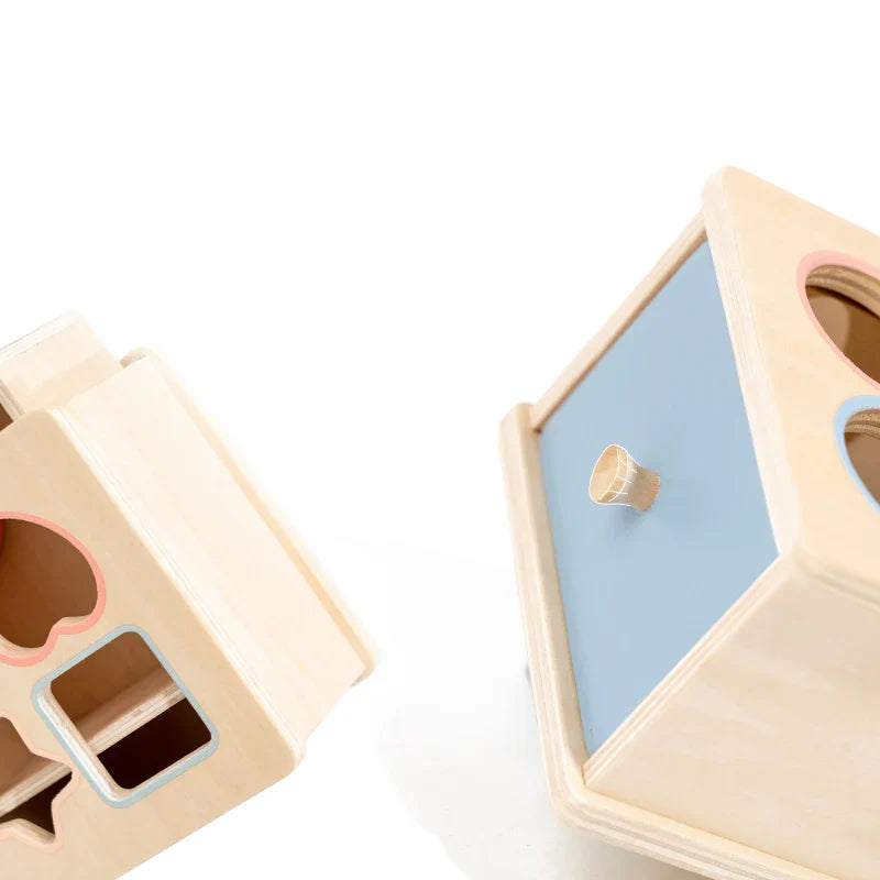 Houten Montessori Speelbox voor Baby’s en Peuters