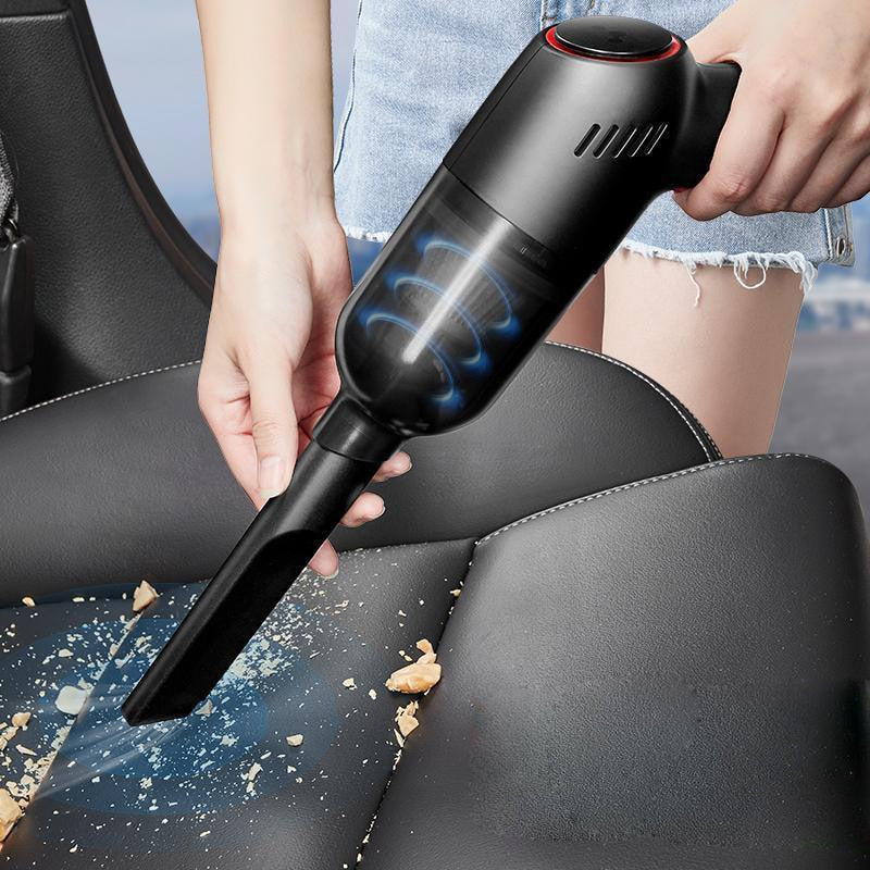 Draadloze Mini Stofzuiger – Compact, Oplaadbaar & Krachtig voor Thuis en Auto
