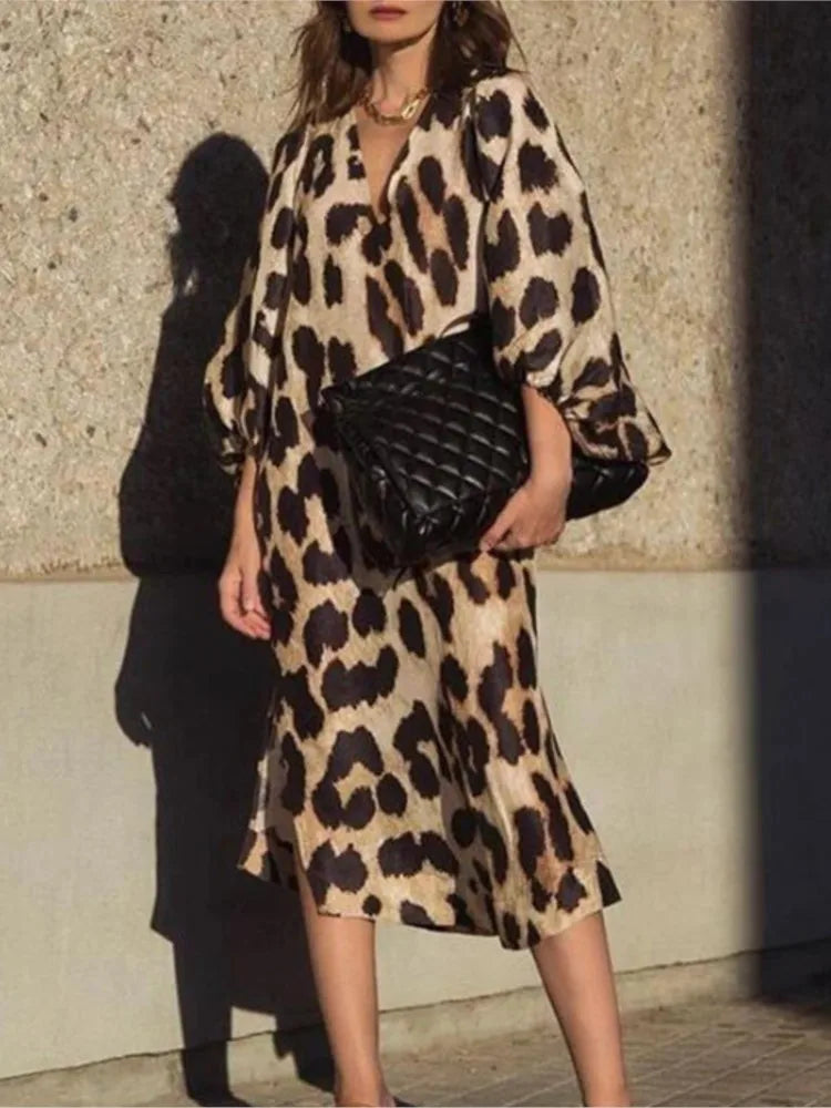 Zomerjurk Dames Panterprint – Elegant & Gedurfd Design