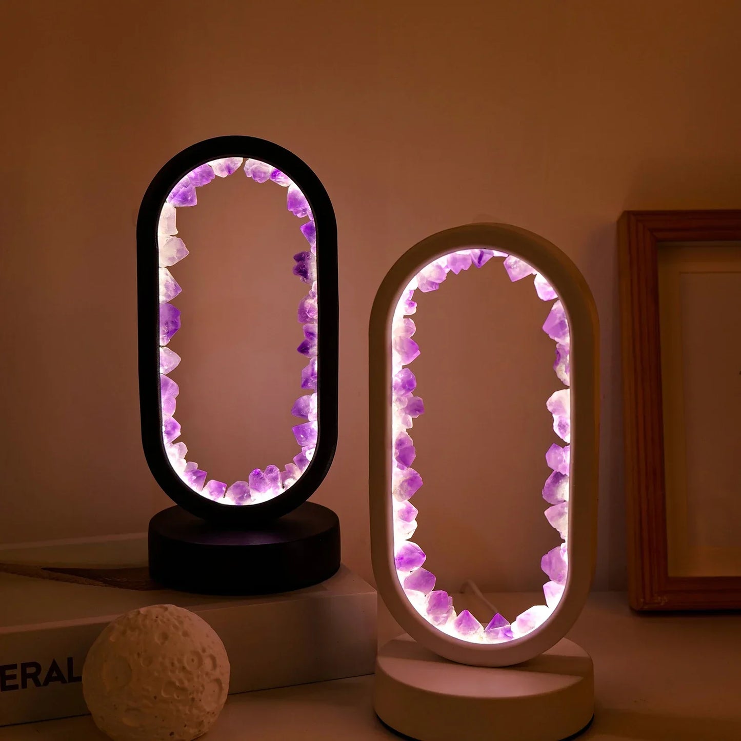 Amethist Lamp – Natuurlijke Kristallamp met Rustgevende Gloed
