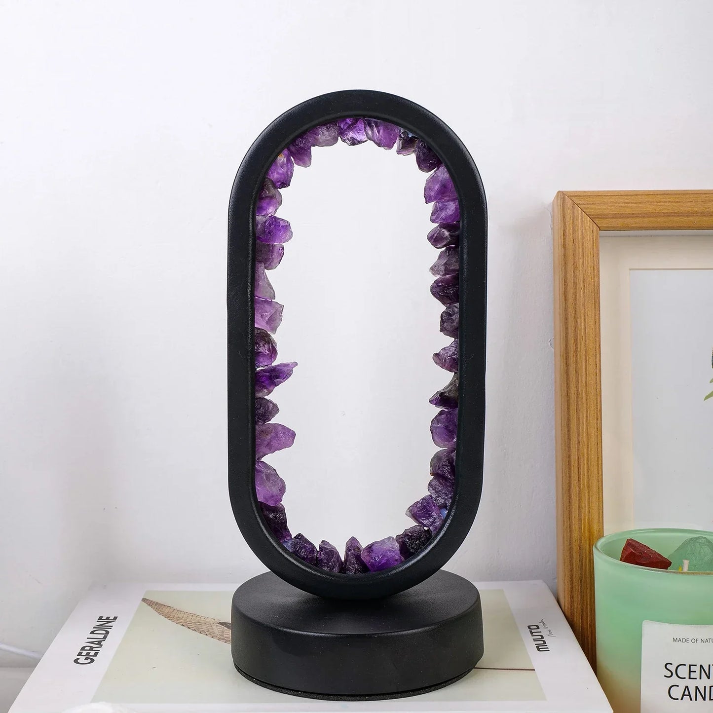 Amethist Lamp – Natuurlijke Kristallamp met Rustgevende Gloed