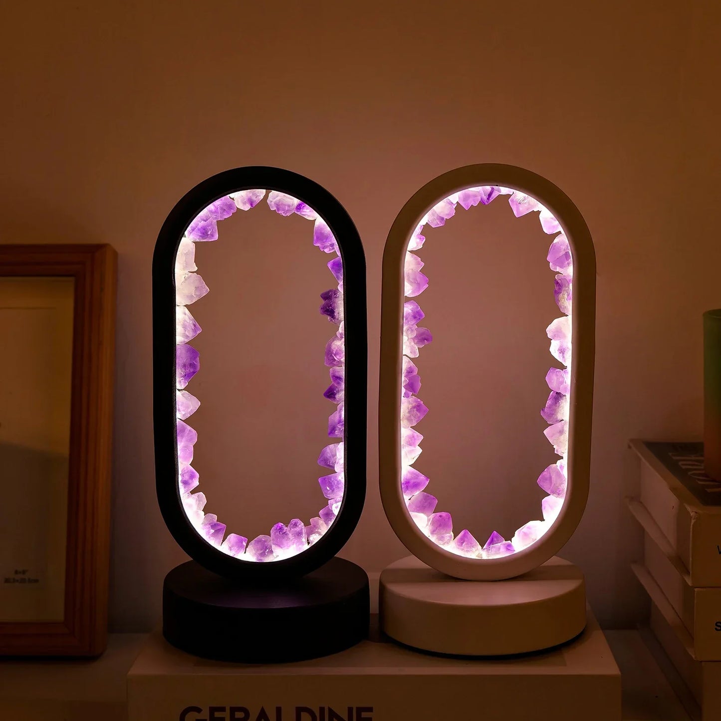 Amethist Lamp – Natuurlijke Kristallamp met Rustgevende Gloed