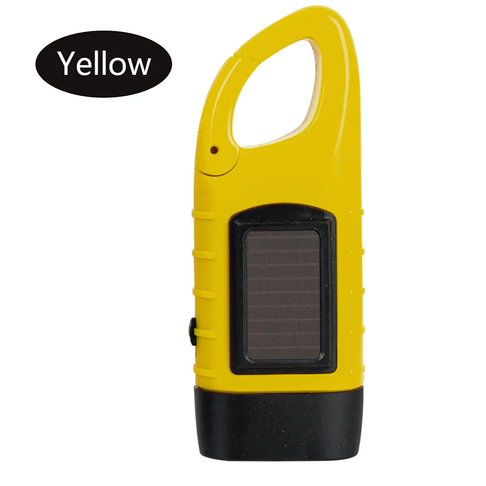 Duurzame LED Zaklamp met Hand Crank - Oplaadbaar, Schokbestendig & Waterdicht-Novormo