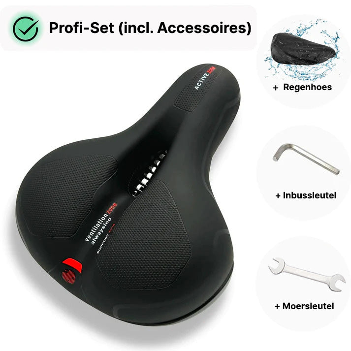 Ergonomisch Fietszadel met Vering – Schokdempend & Comfort