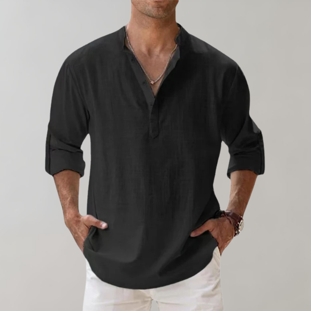 Oversized Linnen Overhemd voor Heren – Stoer & Ademend Design
