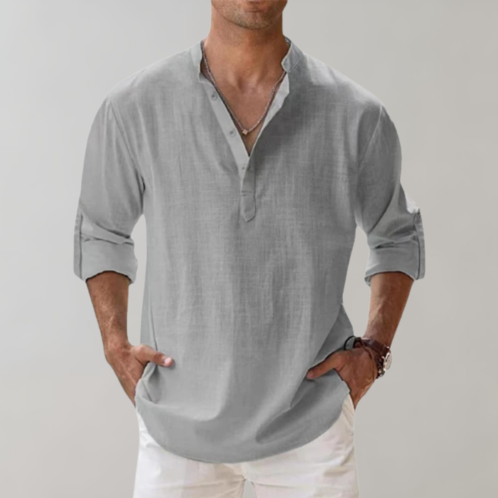 Oversized Linnen Overhemd voor Heren – Stoer & Ademend Design