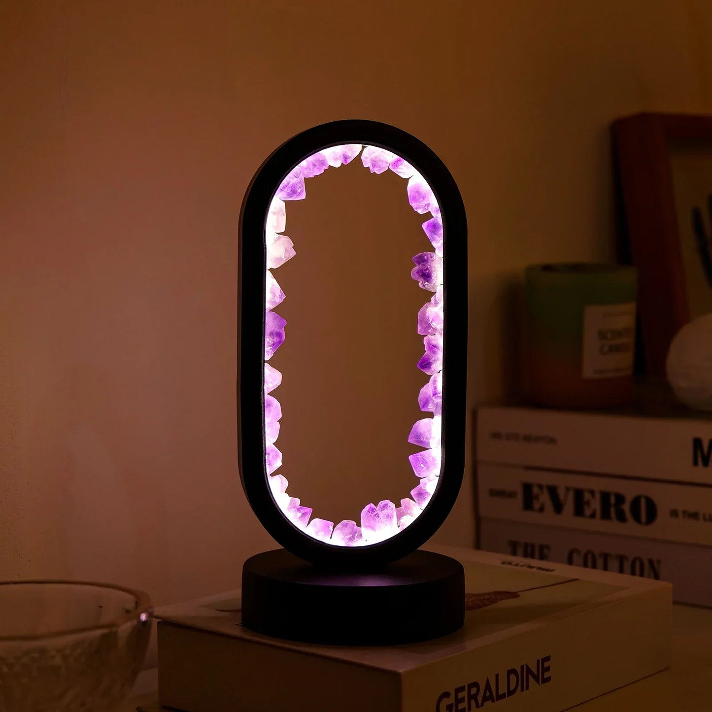 Amethist Lamp – Natuurlijke Kristallamp met Rustgevende Gloed
