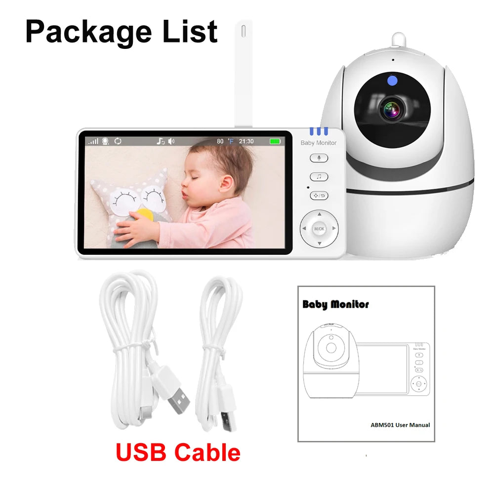 Babyfoon 5-Inch – Camera & Nachtzicht-Novormo