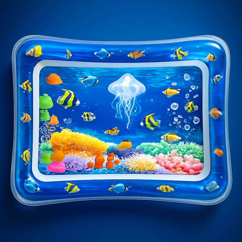 Baby Speelmat met Water & Kwallen – JellySplash Witte Editie