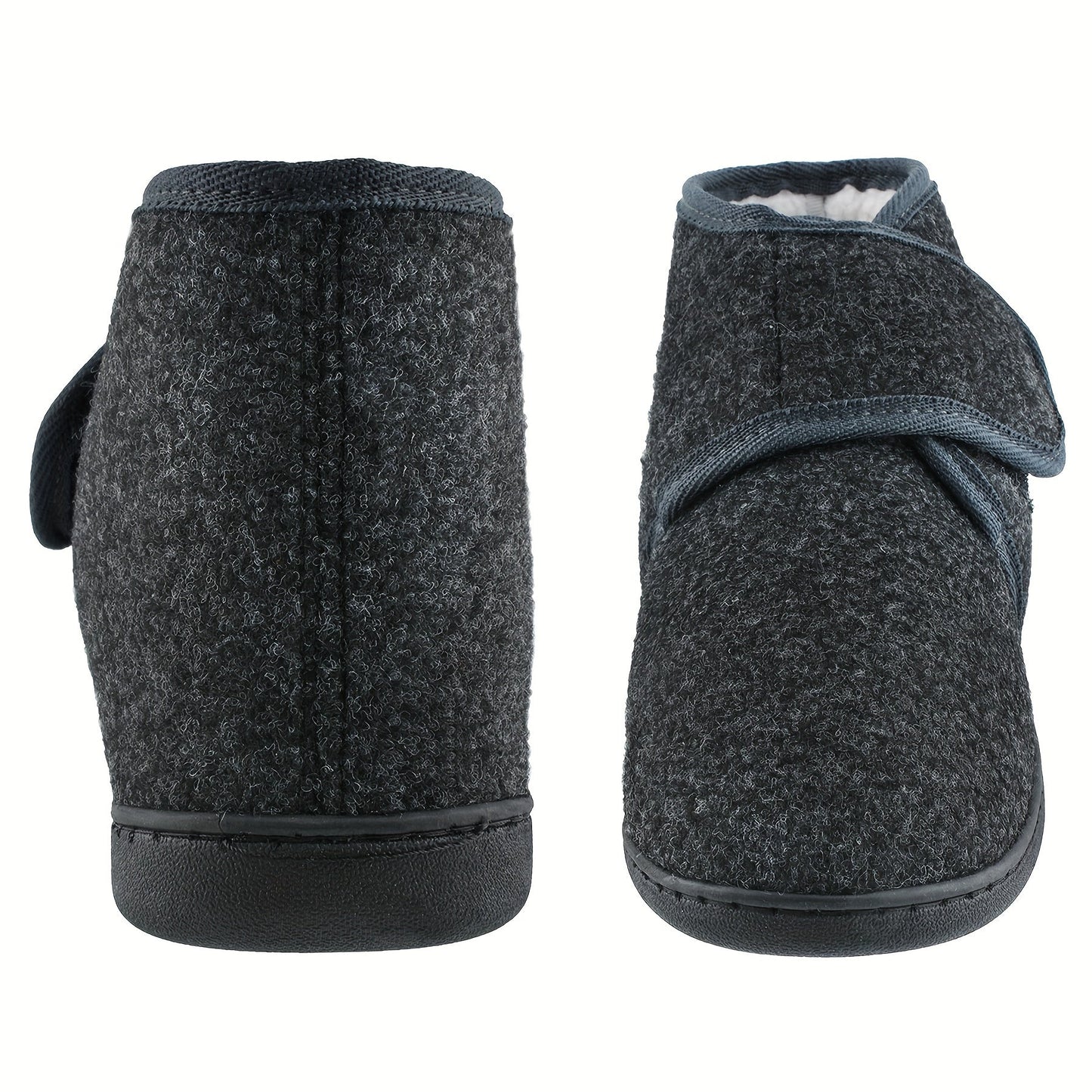Comfortabele heren pantoffels met klittenbandsluiting