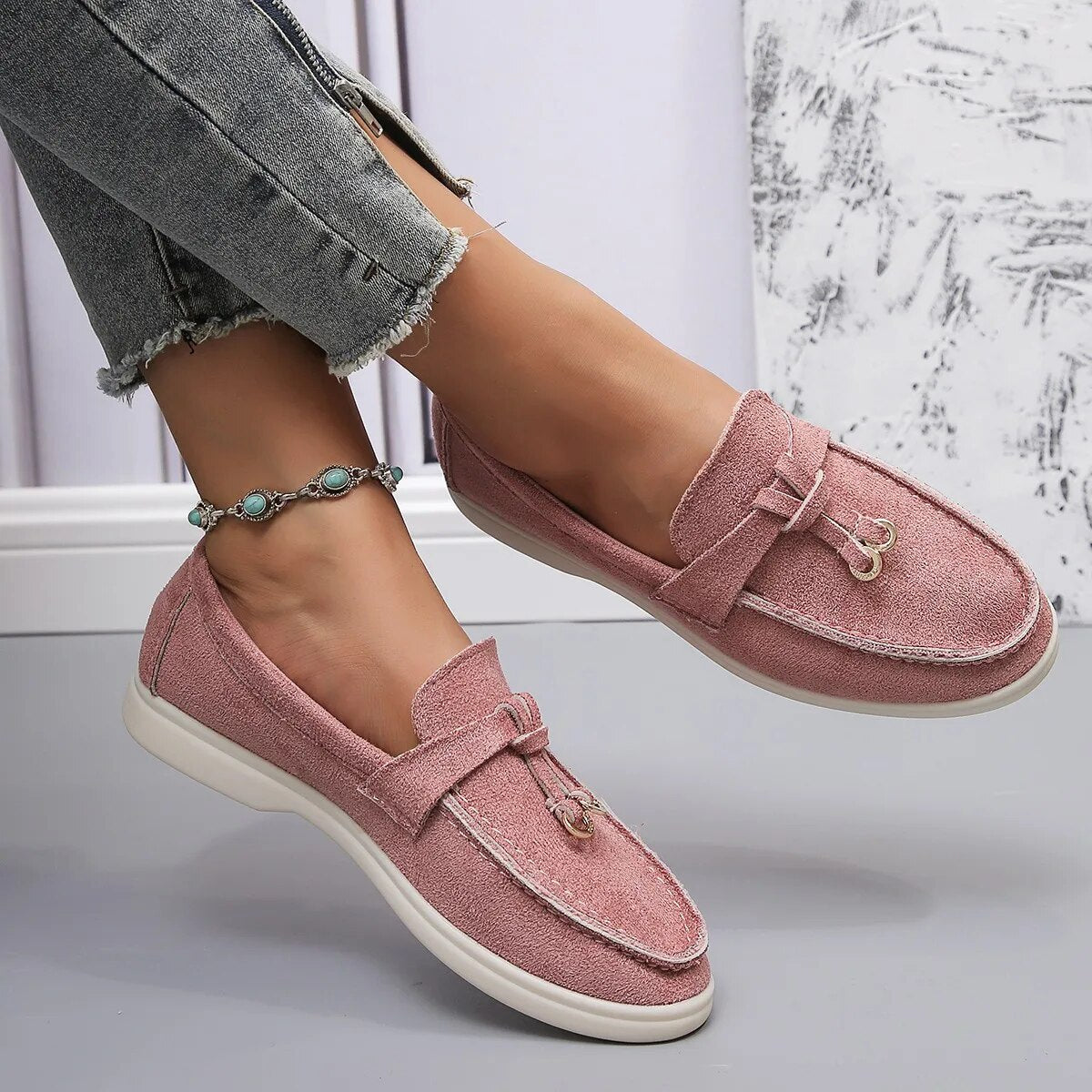 Suède Loafers voor Dames – Comfortabel & Elegant Instapmodel