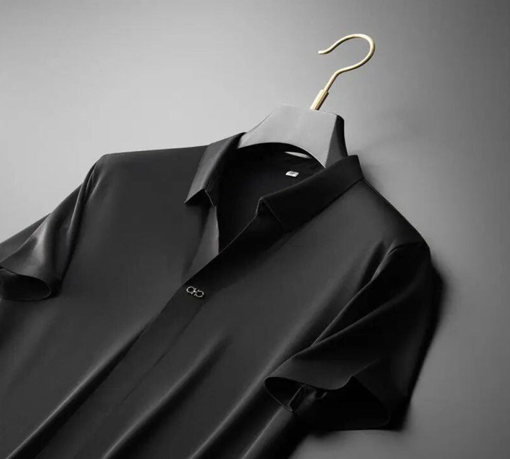 Tweedelige Heren Set – Polo met Pantalon in Luxe Stijl