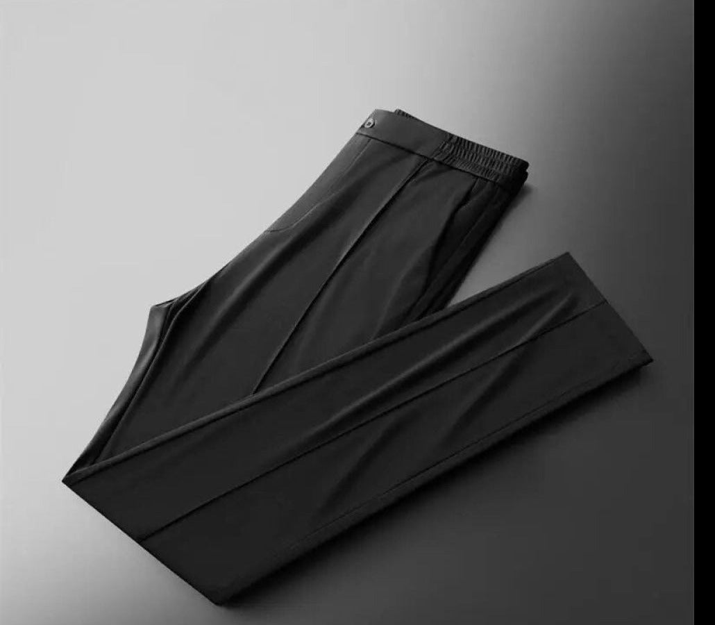 Tweedelige Heren Set – Polo met Pantalon in Luxe Stijl