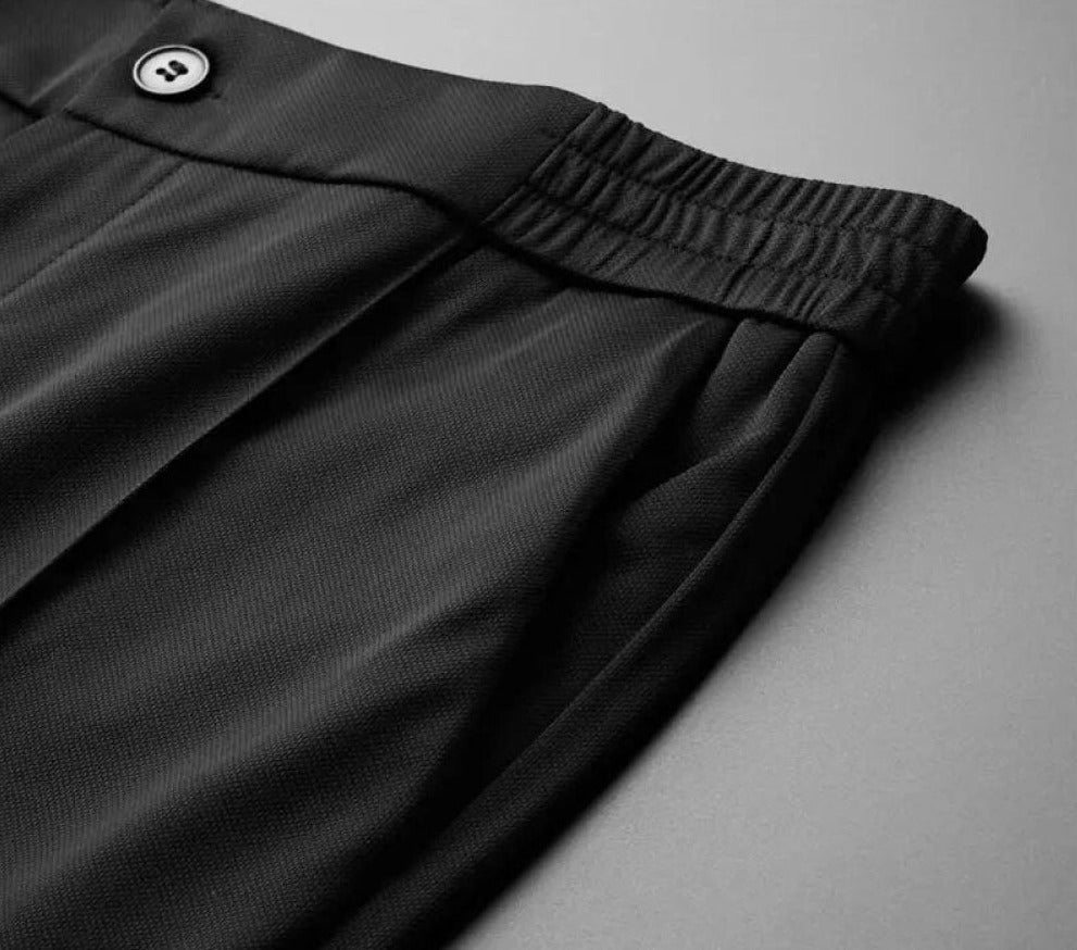 Tweedelige Heren Set – Polo met Pantalon in Luxe Stijl