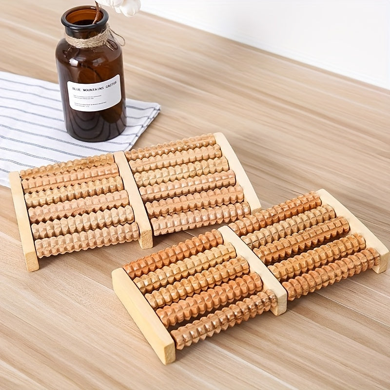 Houten Voetroller voor Ontspanning en Spierontlasting