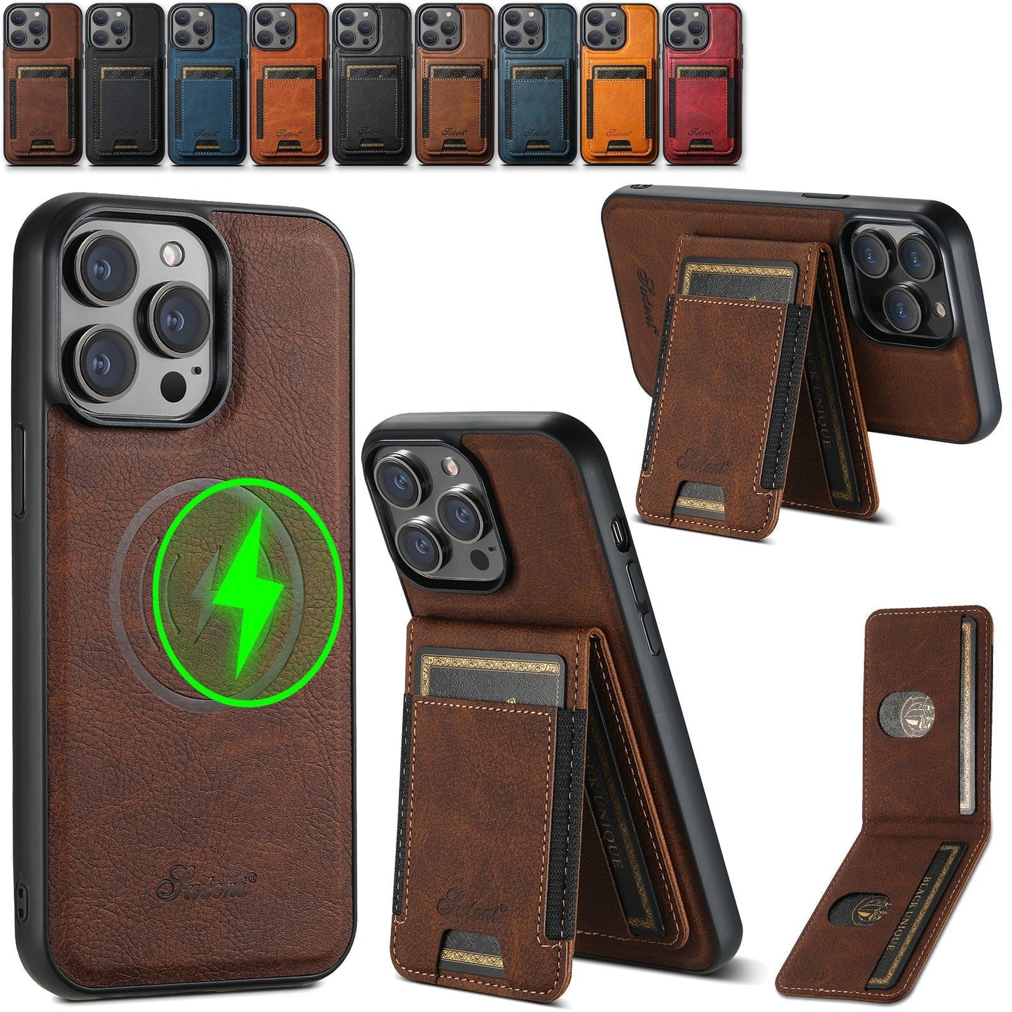 Premium Telefoonhoesje met Kaartvak – Luxe & Praktisch Design