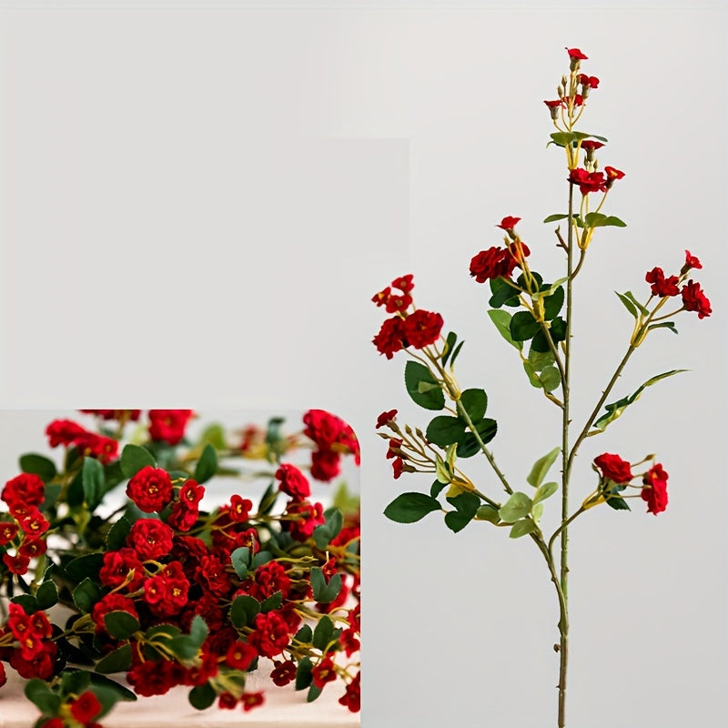 Set van 16 Levensechte Kunstrozen – 75 cm Hoog