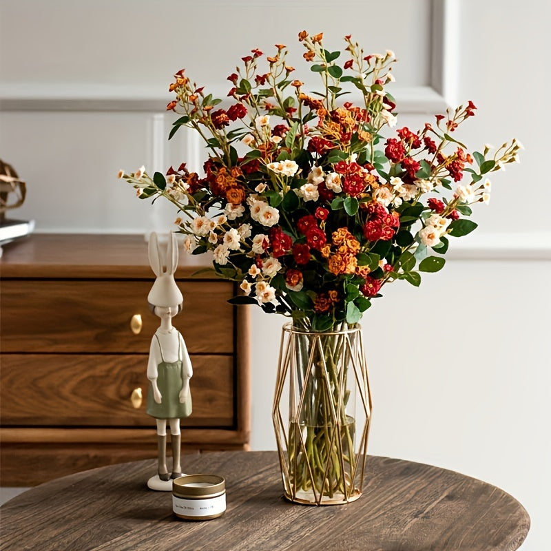 Set van 16 Levensechte Kunstrozen – 75 cm Hoog