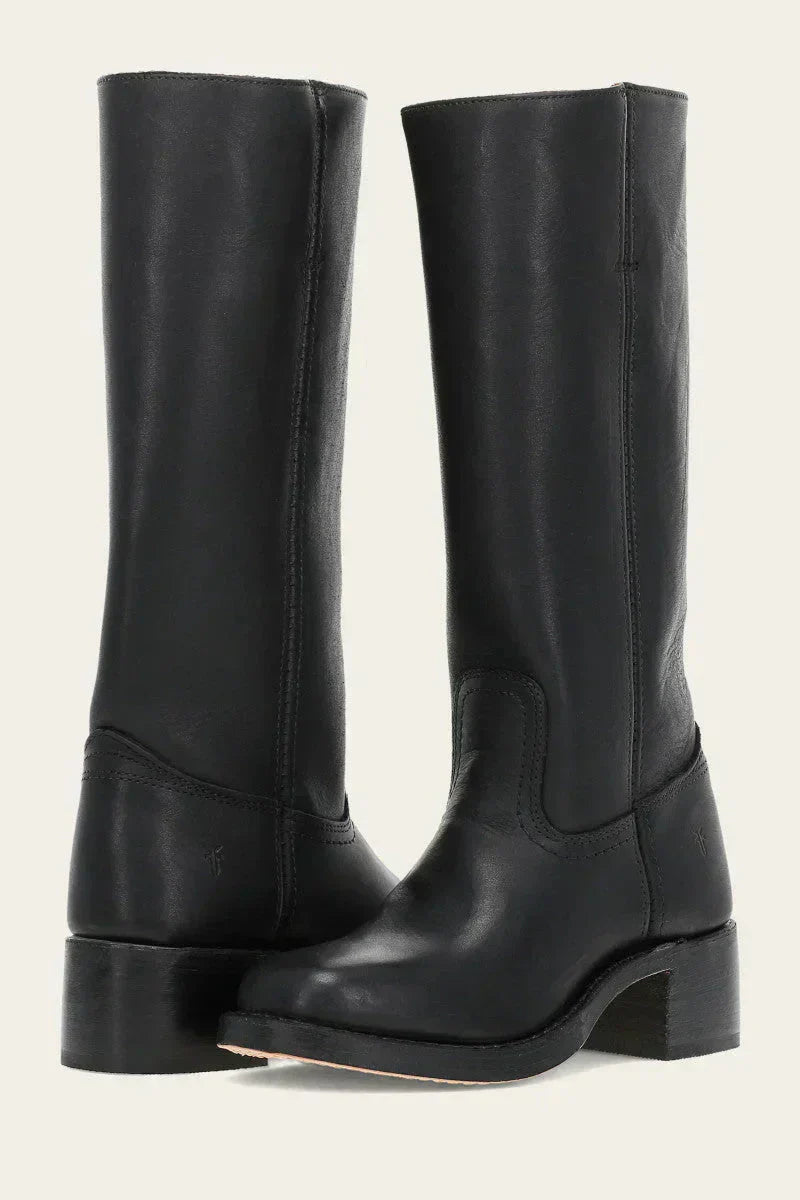 Tijdloze Leren Lange Laarzen voor Dames – Comfort & Klasse