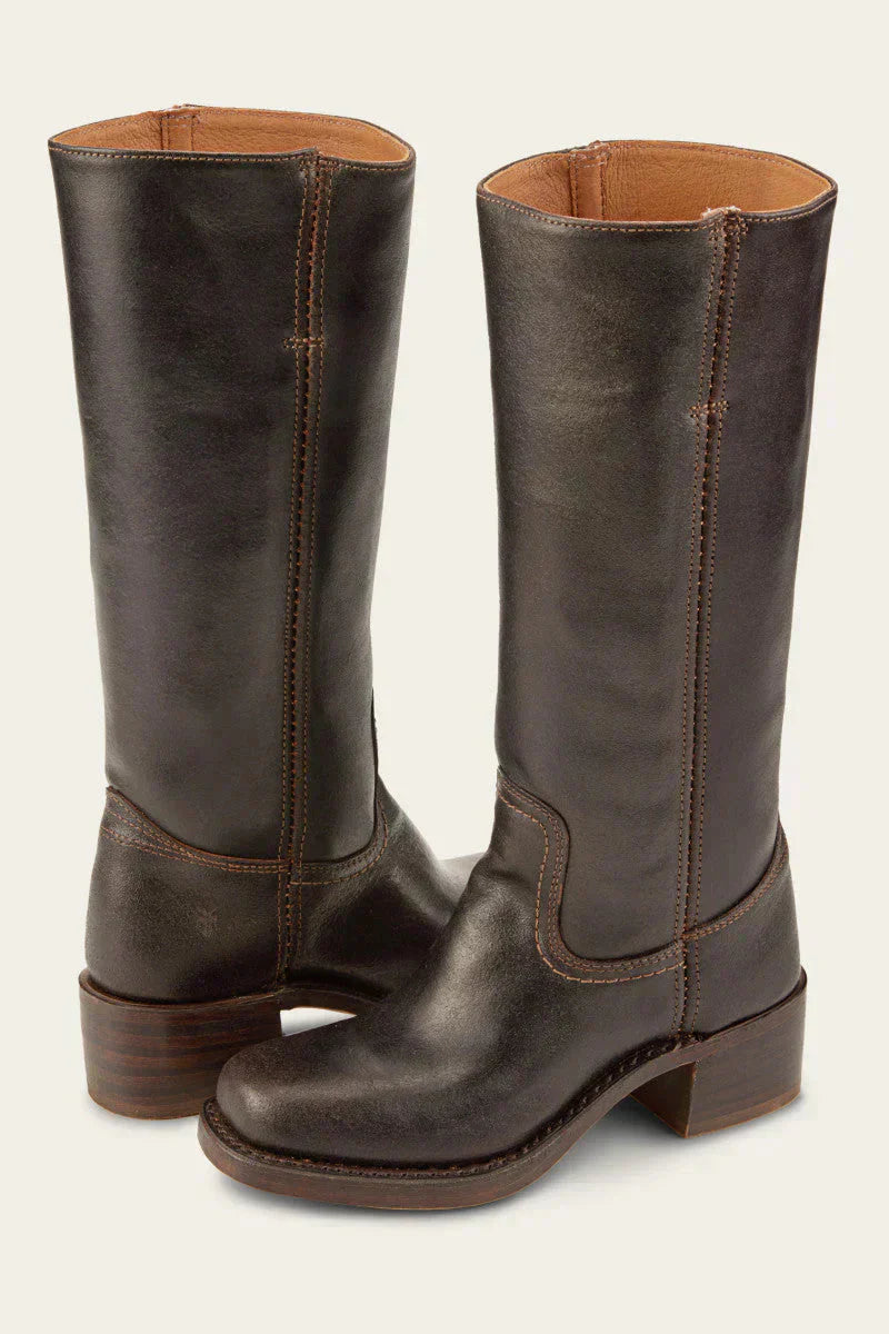 Tijdloze Leren Lange Laarzen voor Dames – Comfort & Klasse