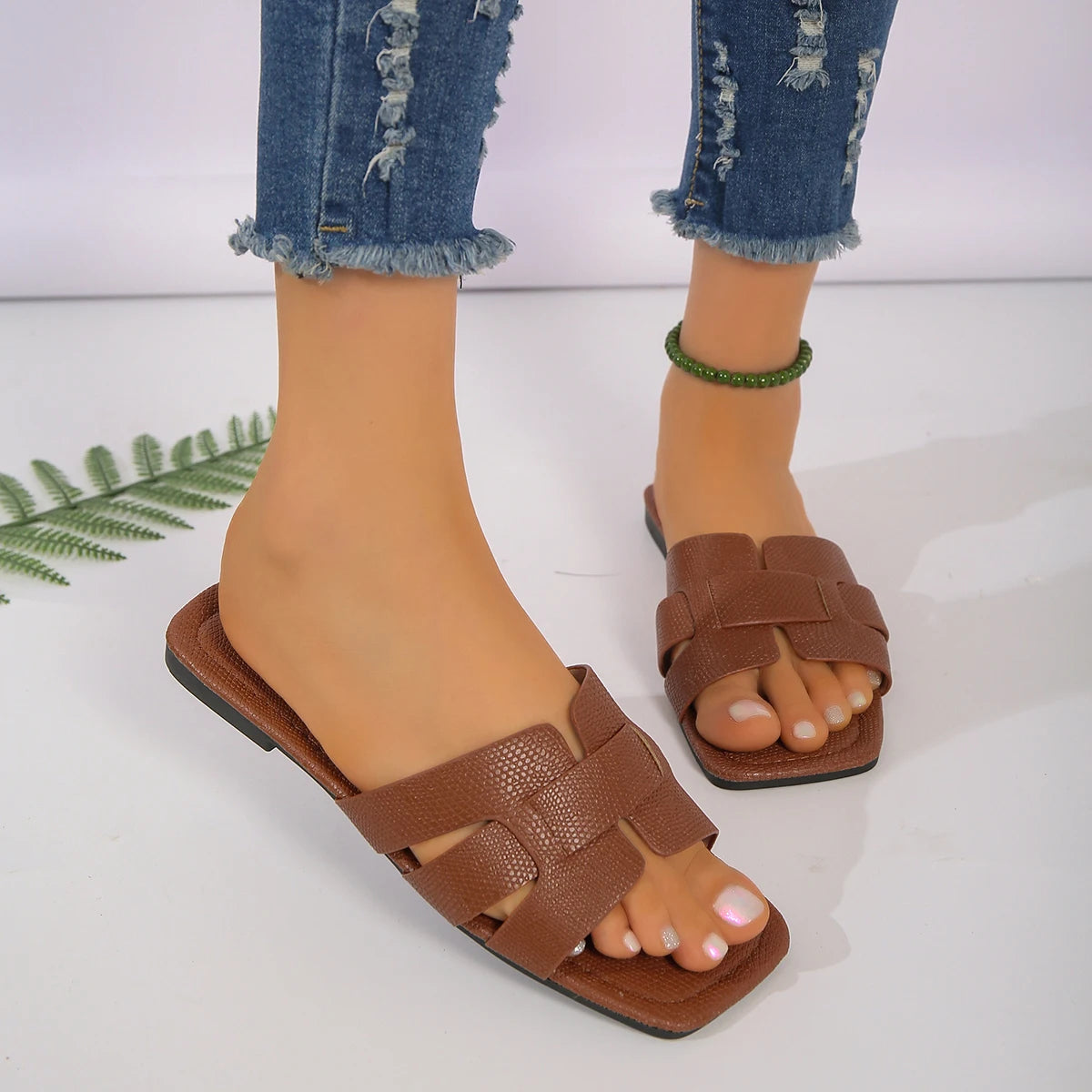 Comfortabele zomerslippers voor dames – Lissandra instappers