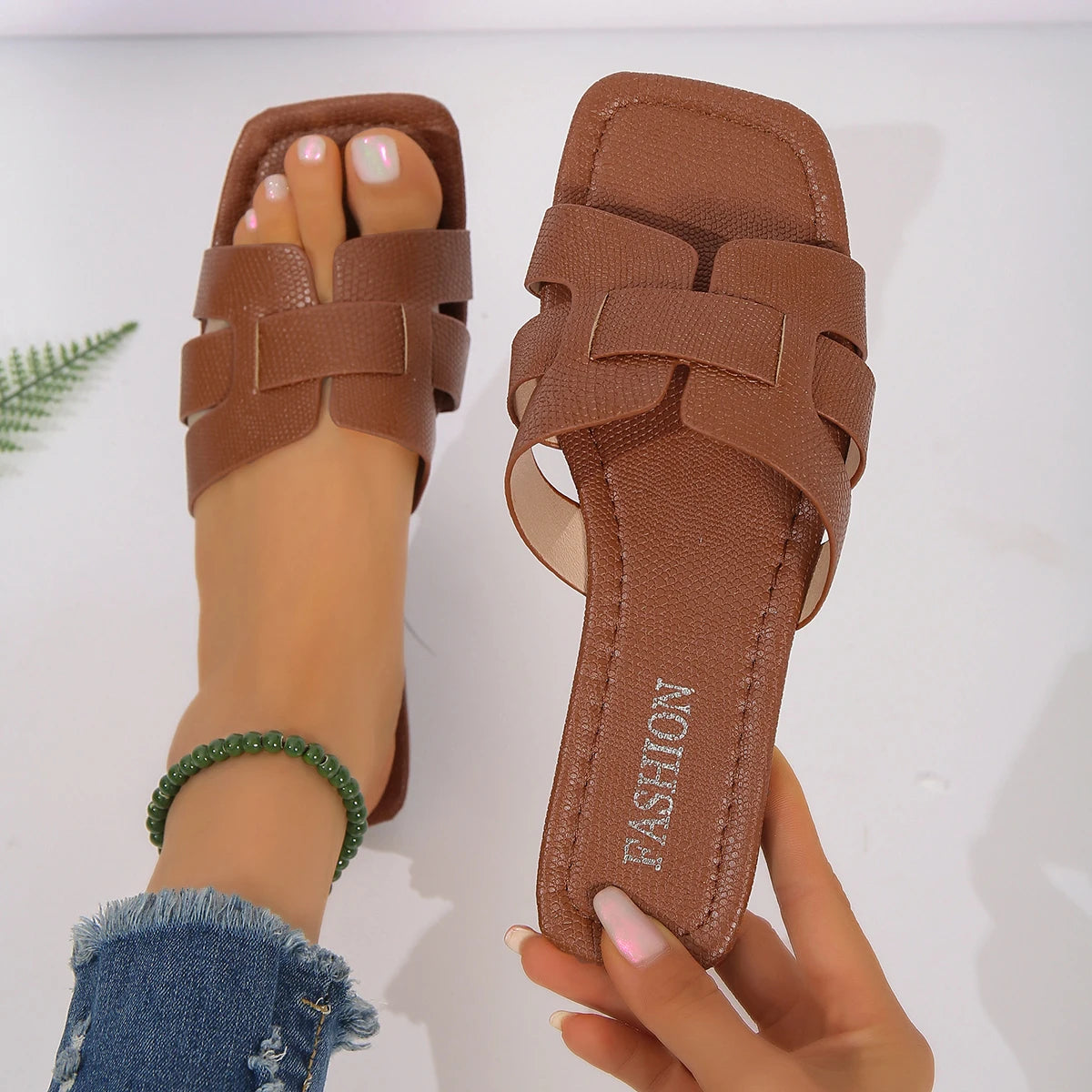 Comfortabele zomerslippers voor dames – Lissandra instappers