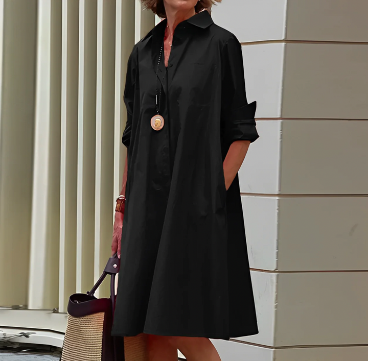 Elegante Blousejurk Dames – Tijdloos, Comfortabel