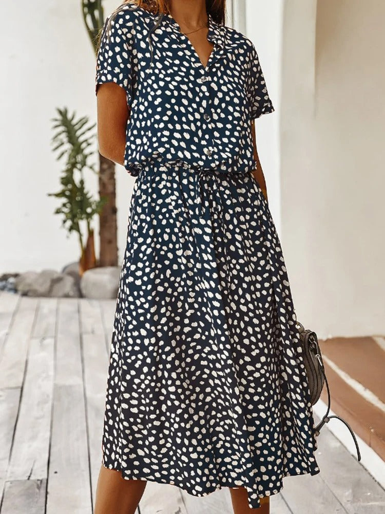Luchtige Zomerjurk met Print – Comfortabel & Stijlvol