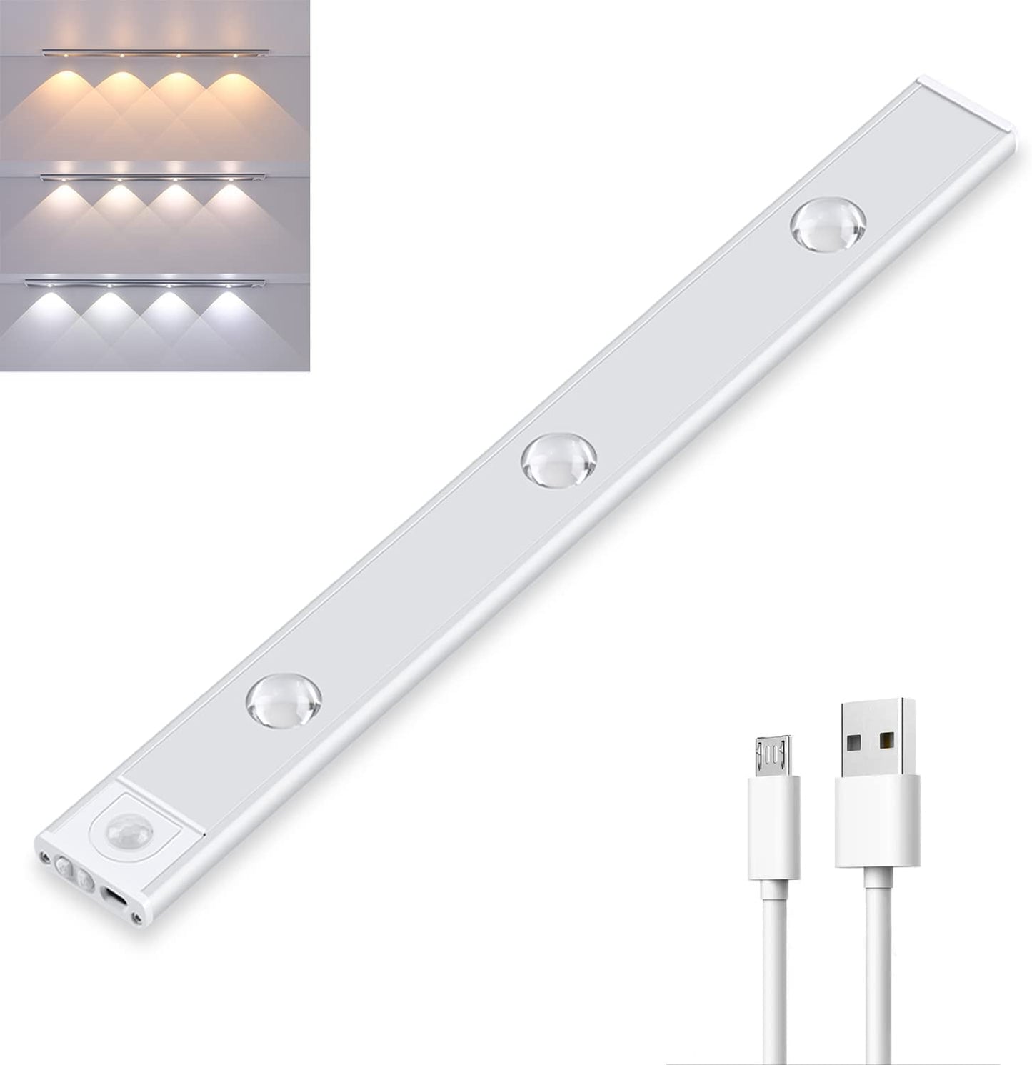 Draadloos LED Armatuur met Bewegingssensor – Oplaadbaar & Energiezuinig