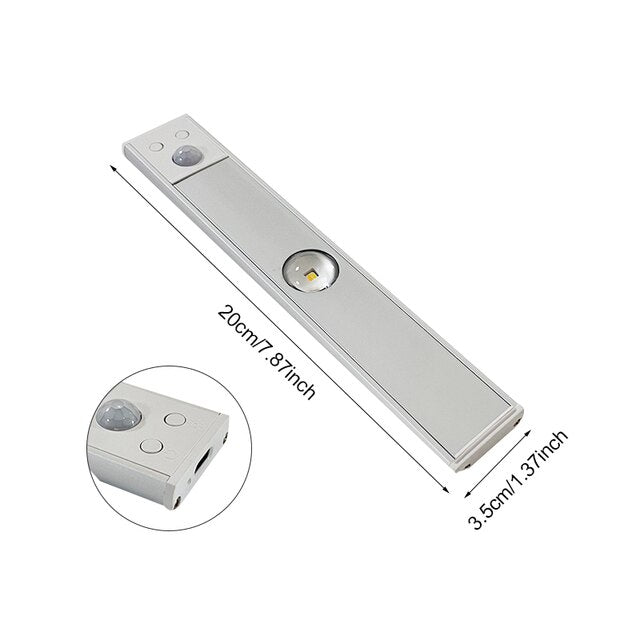 Draadloos LED Armatuur met Bewegingssensor – Oplaadbaar & Energiezuinig