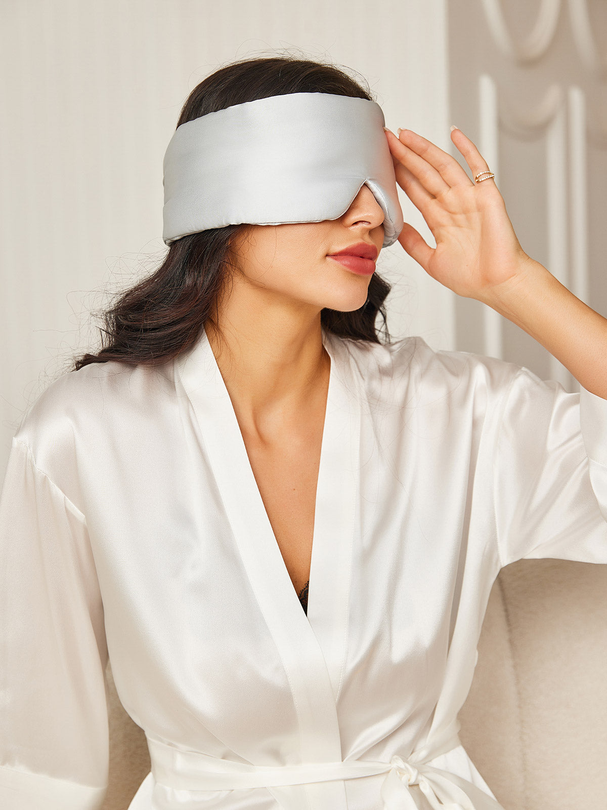 Zijden Slaapmasker – Lichtdicht en Hypoallergeen