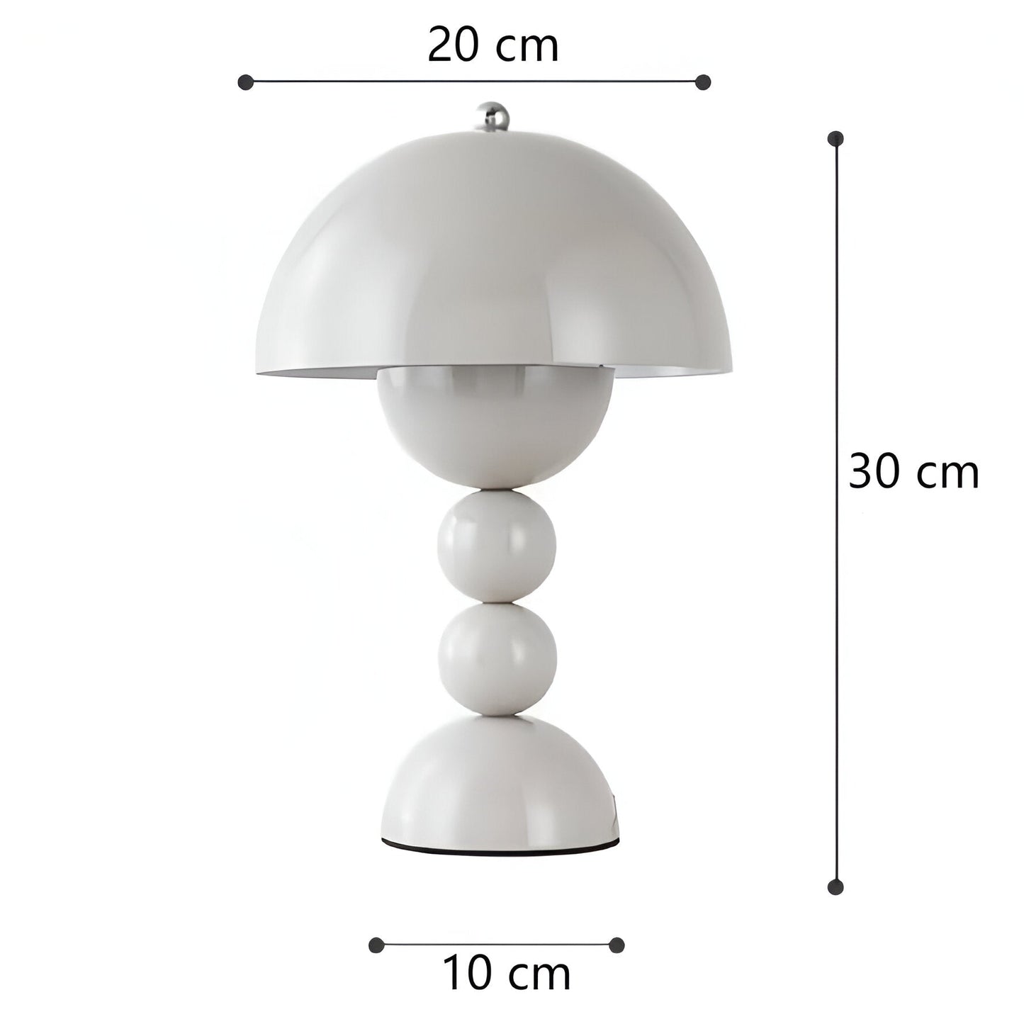 Moderne LED Tafellamp – Draadloos, Draagbaar & Oplaadbaar