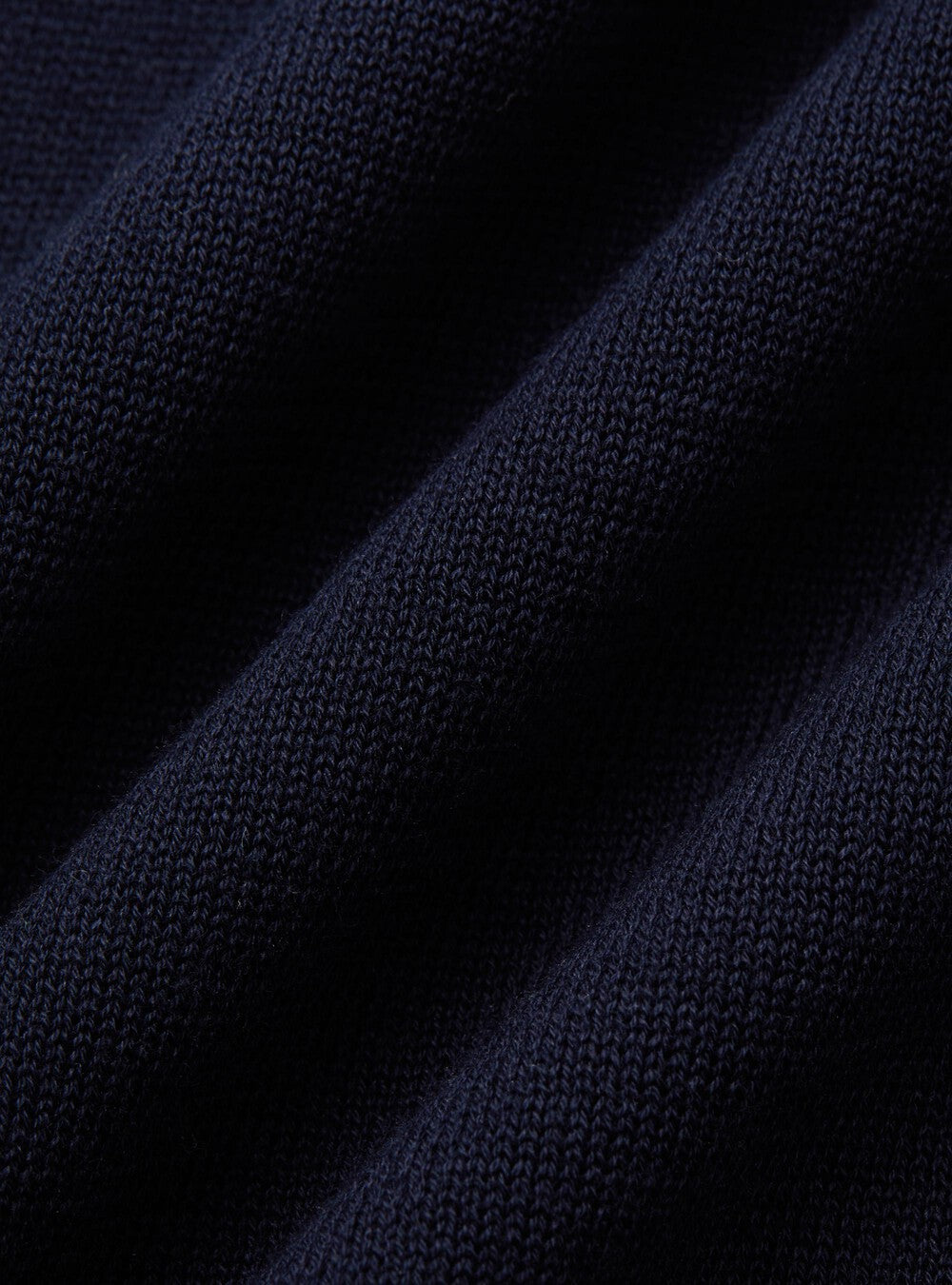 Marineblauw heren polo shirt zonder knopen