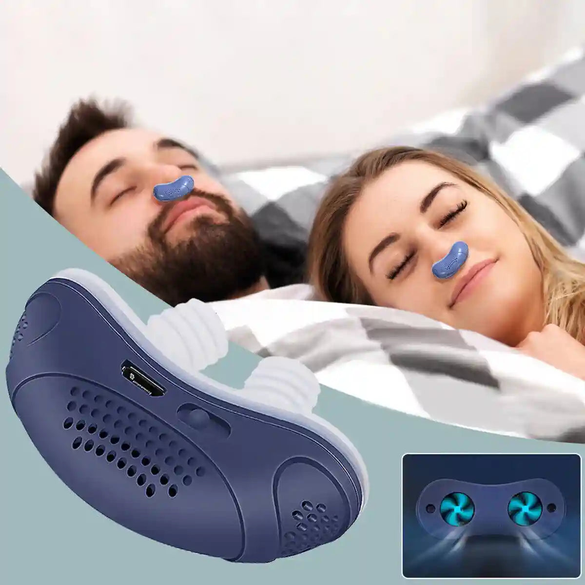 Draagbaar Anti-Snurk Apparaat bij Slaapapneu - Micro CPAP