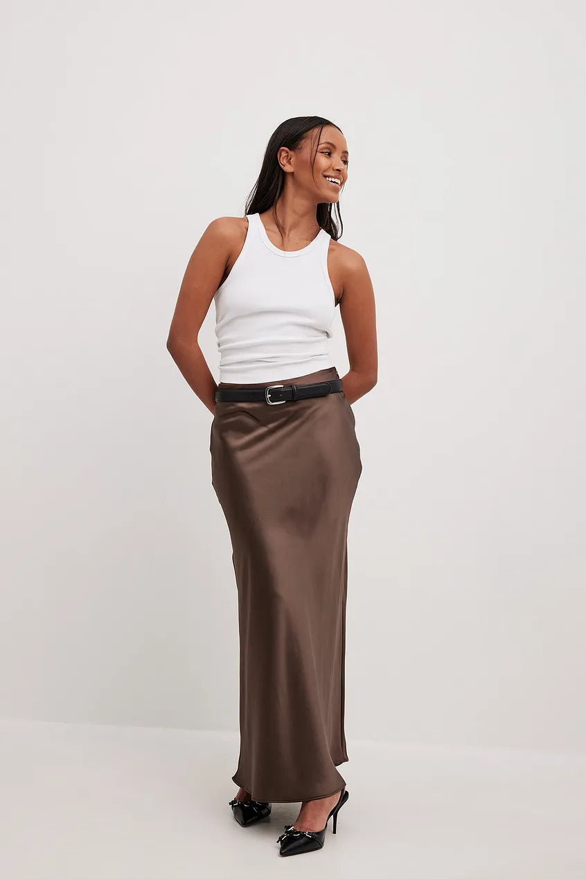 Satijnen Midirok Dames – Tijdloze Elegantie en Comfort