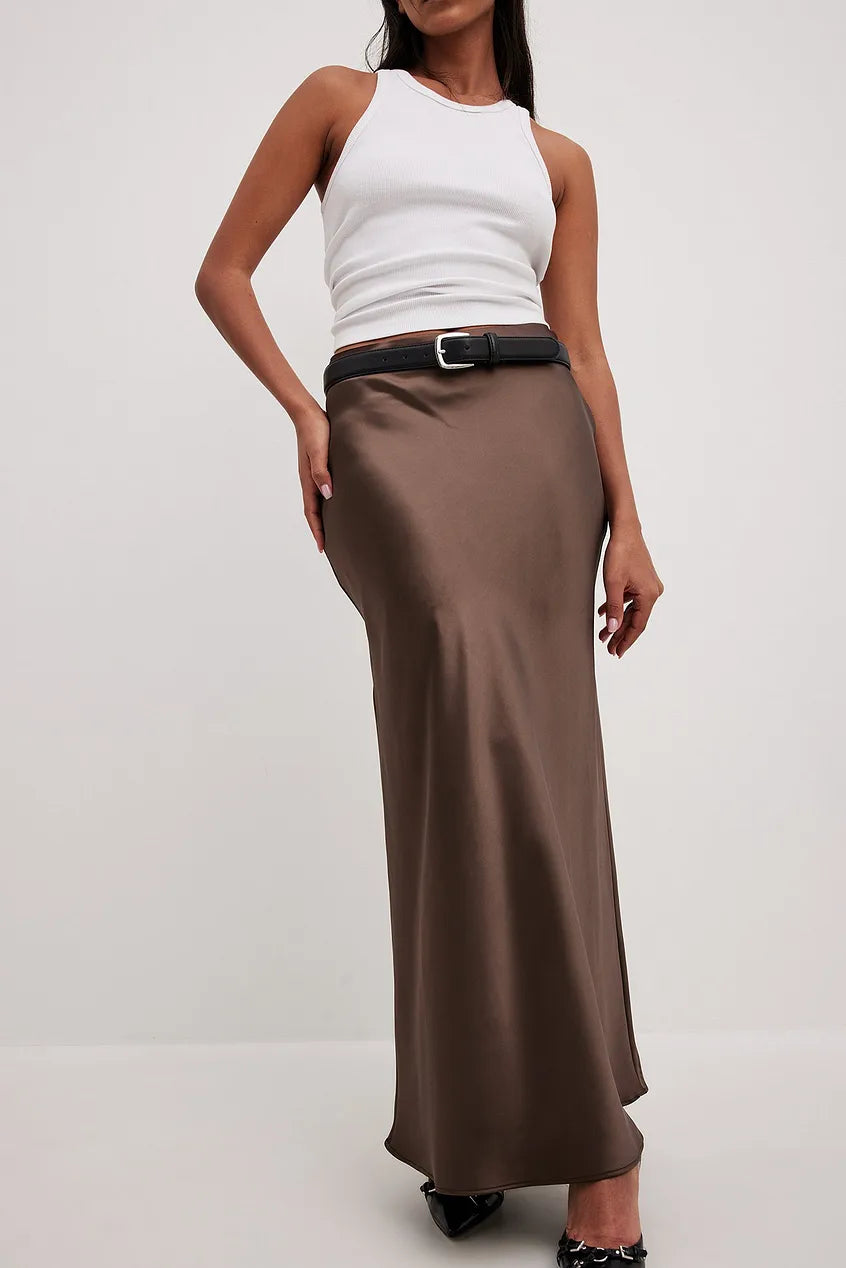 Satijnen Midirok Dames – Tijdloze Elegantie en Comfort